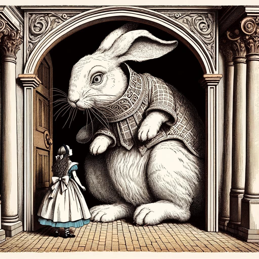 Lewis Carroll: Alicia en el País de las Maravillas. Resumen y análisis 2 Alicia y el conejo